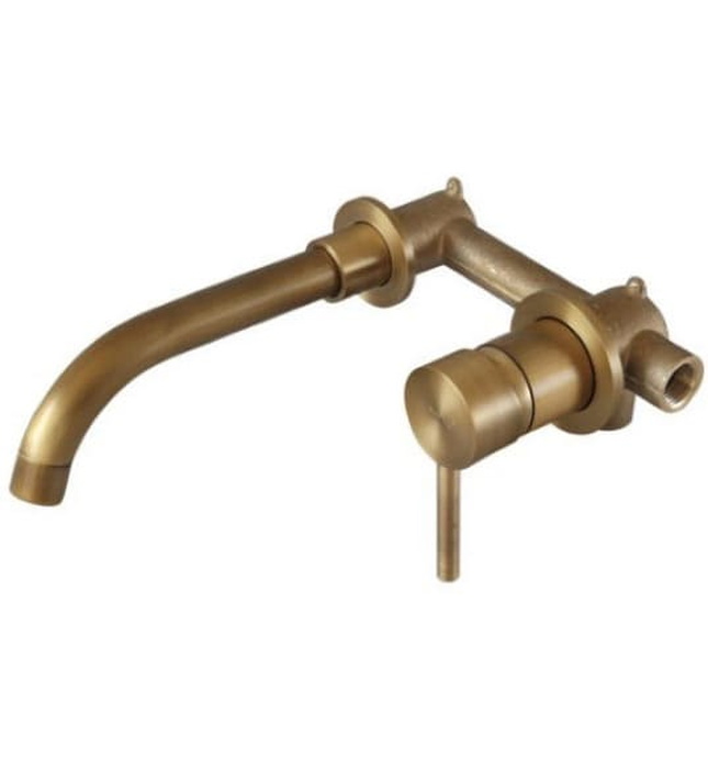 Vòi lavabo nóng lạnh âm tường bằng đồng cổ điển Kanly GCT04 