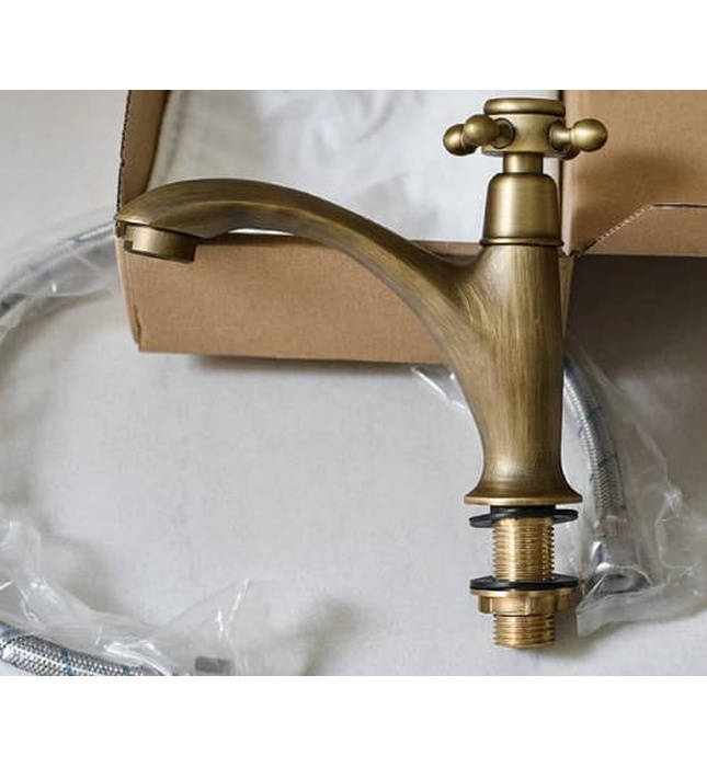 Vòi lavabo lạnh bằng đồng cổ điển Kanly GCV109 