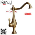 Vòi rửa bát nóng lạnh đồng cổ điển Kanly GCC06 