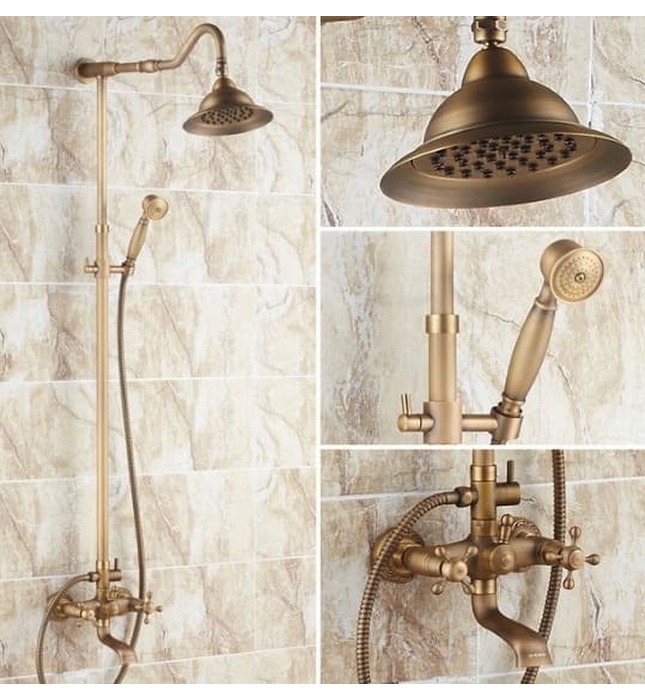 Sen tắm đứng nóng lạnh bằng đồng Kanly GCS13 