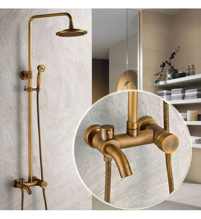 Sen tắm đứng nóng lạnh bằng đồng Kanly GCS18 