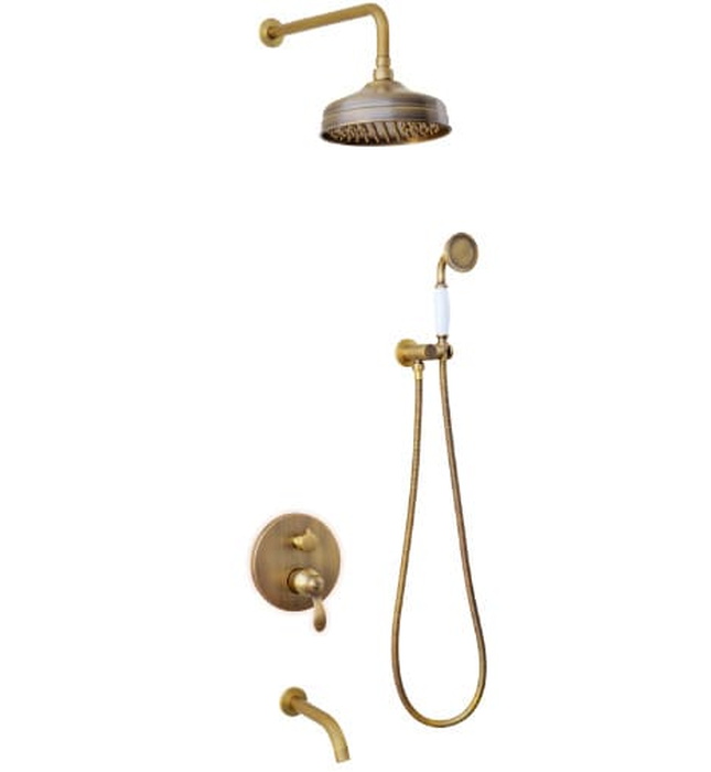 Sen tắm âm tường nóng lạnh bằng đồng Kanly GCS78