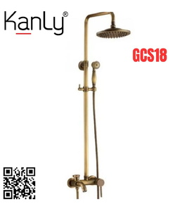 Sen tắm đứng nóng lạnh bằng đồng Kanly GCS18 