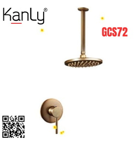 Sen tắm âm tường nóng lạnh bằng đồng Kanly GCS72 