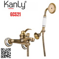 Sen tắm nóng lạnh bằng đồng Kanly GCS21
