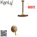 Sen tắm âm tường nóng lạnh bằng đồng Kanly GCS72 