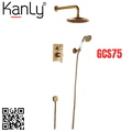 Sen tắm âm tường nóng lạnh bằng đồng Kanly GCS75 