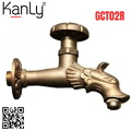 Vòi nước lạnh bằng đồng cổ gắn tường Kanly GCT02R