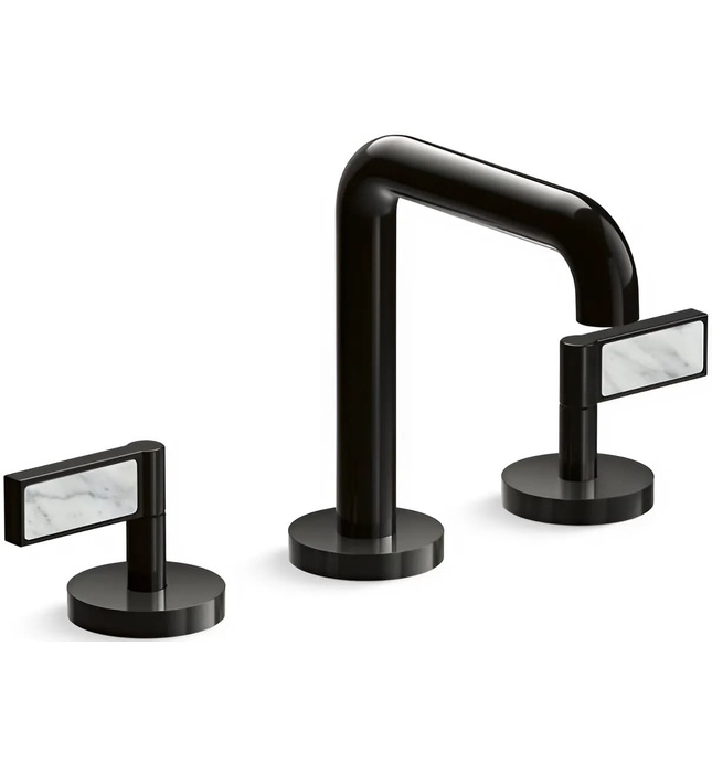 Vòi chậu rửa mặt 3 chân thân cao Nickel Kallista P24492-WC-SN