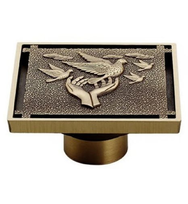 Phễu thoát sàn bằng đồng Kanly GCP12 