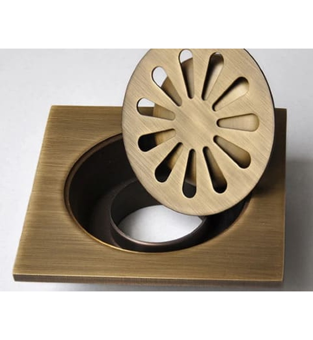 Phễu thoát sàn bằng đồng Kanly GCP13 