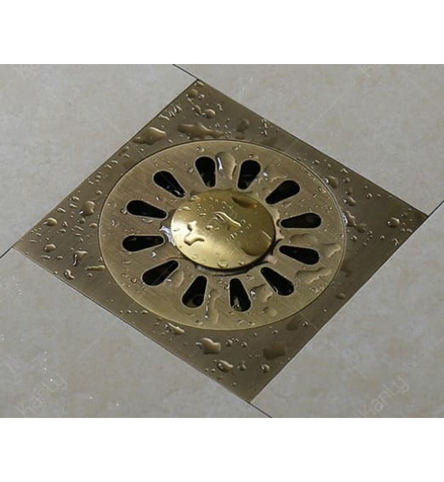 Phễu thoát sàn bằng đồng Kanly GCP13 