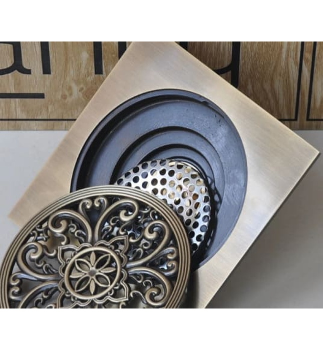 Phễu thoát sàn bằng đồng Kanly GCP15C 