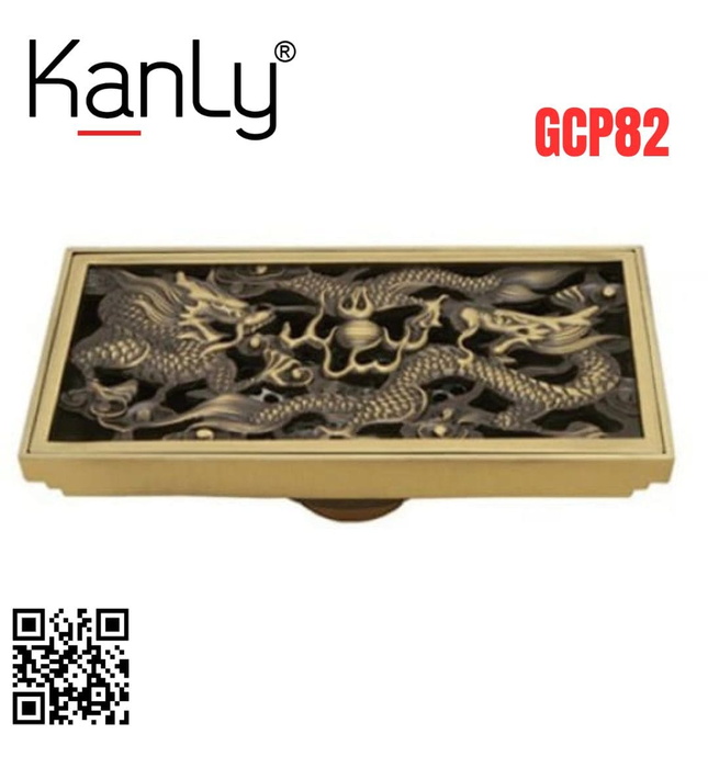 Phễu thoát sàn bằng đồng Kanly GCP82 