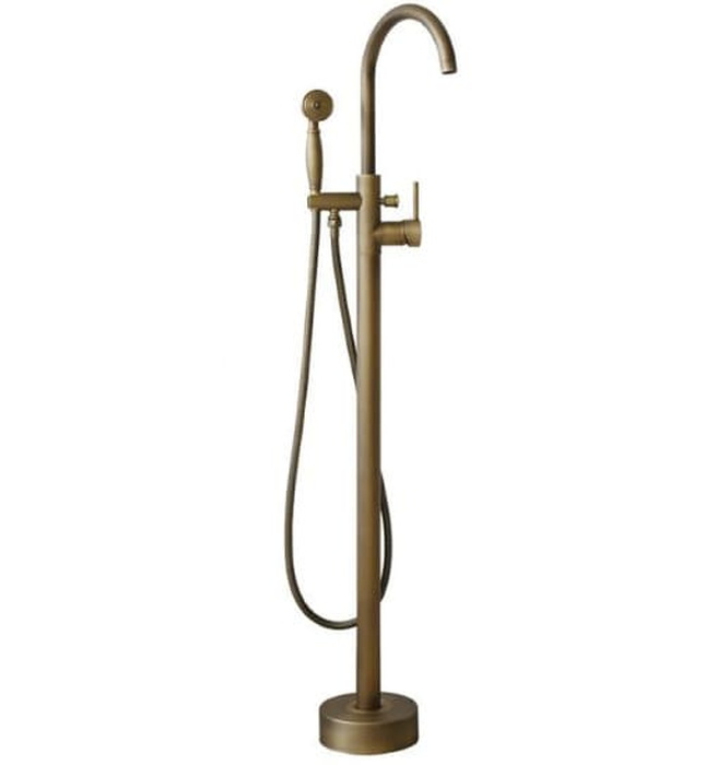 Sen bồn tắm nóng lạnh đặt sàn bằng đồng cổ điển Kanly GCS06 