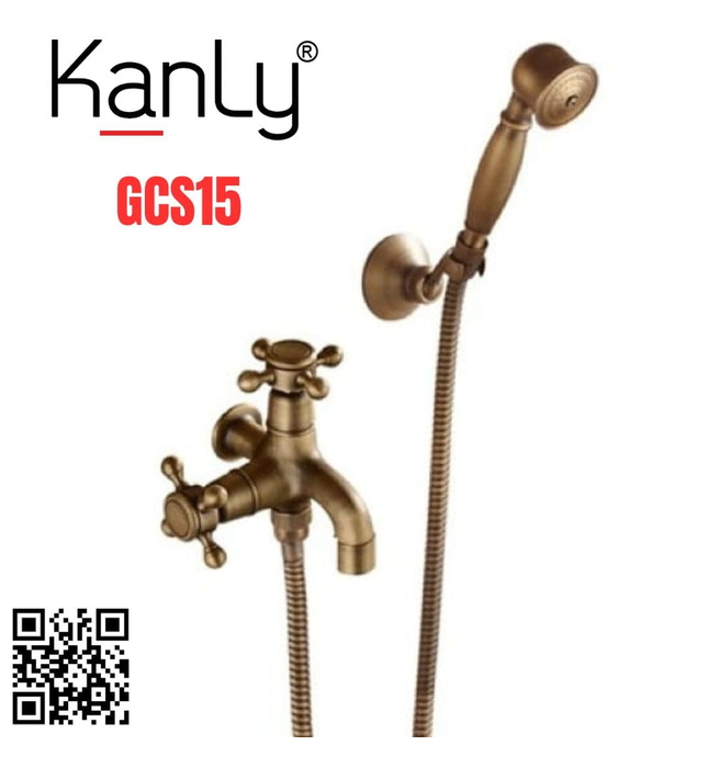 Sen tắm lạnh bằng đồng Kanly GCS15 