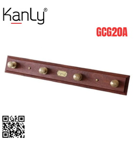Móc treo áo bằng gỗ Kanly GCG20A 