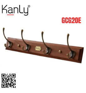 Móc treo áo bằng gỗ Kanly GCG20E 