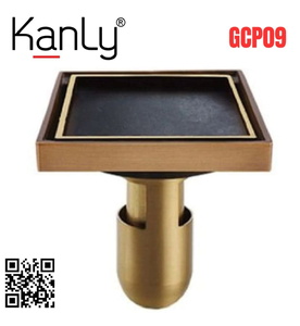 Phễu thoát sàn bằng đồng Kanly GCP09 