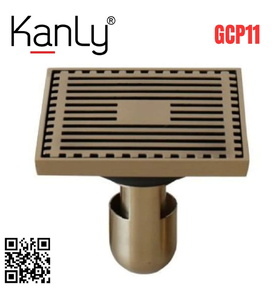 Phễu thoát sàn bằng đồng Kanly GCP11 