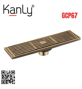 Phễu thoát sàn bằng đồng Kanly GCP67 