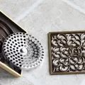 Phễu Thoát Sàn Hoa Văn Bằng Đồng KANLY GCP01
