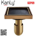 Phễu thoát sàn bằng đồng Kanly GCP09 