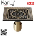 Phễu thoát sàn bằng đồng Kanly GCP22 