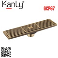 Phễu thoát sàn bằng đồng Kanly GCP67 