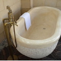 Sen bồn tắm nóng lạnh đặt sàn bằng đồng cổ điển Kanly GCS09 