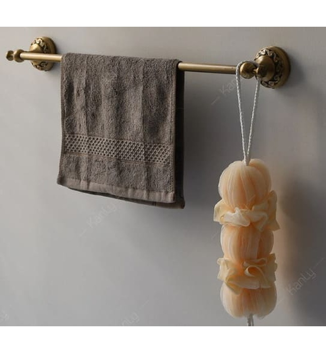 Thanh vắt khăn bằng đồng kiểu cổ Kanly GCH11 