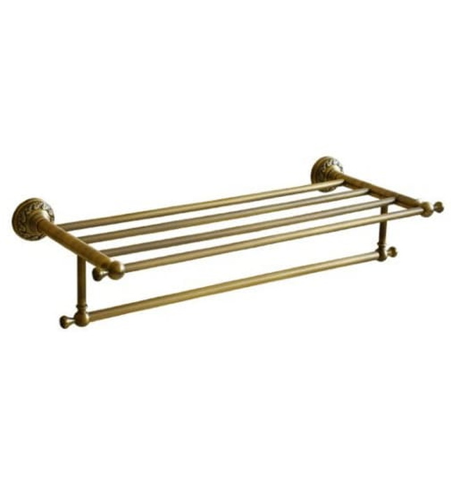 Thanh vắt khăn đôi bằng đồng kiểu cổ Kanly GCH13 