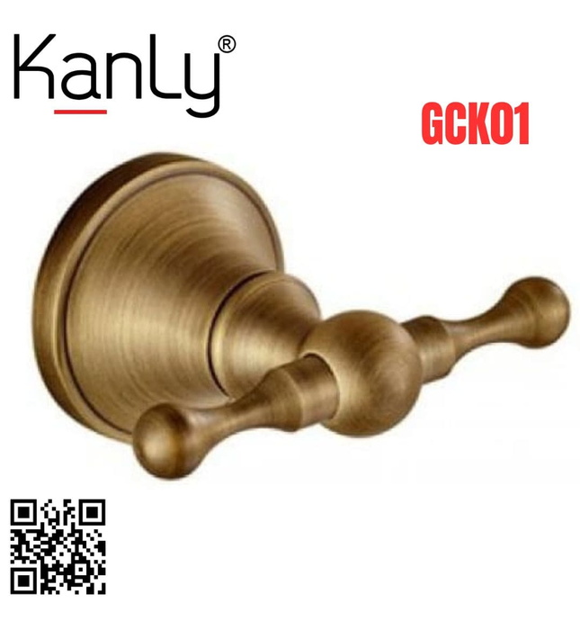 Móc treo áo bằng đồng Kanly GCK01 