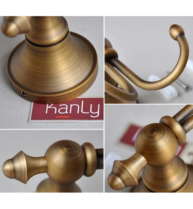 Móc treo áo bằng đồng Kanly GCK01U 