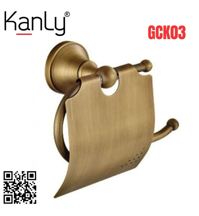 Móc giấy vệ sinh bằng đồng Kanly GCK03