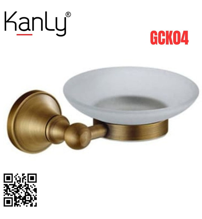 Đĩa đựng xà phòng bằng đồng Kanly GCK04