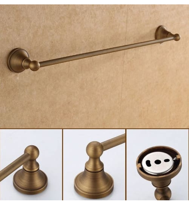 Thanh vắt khăn bằng đồng kiểu cổ Kanly GCK11