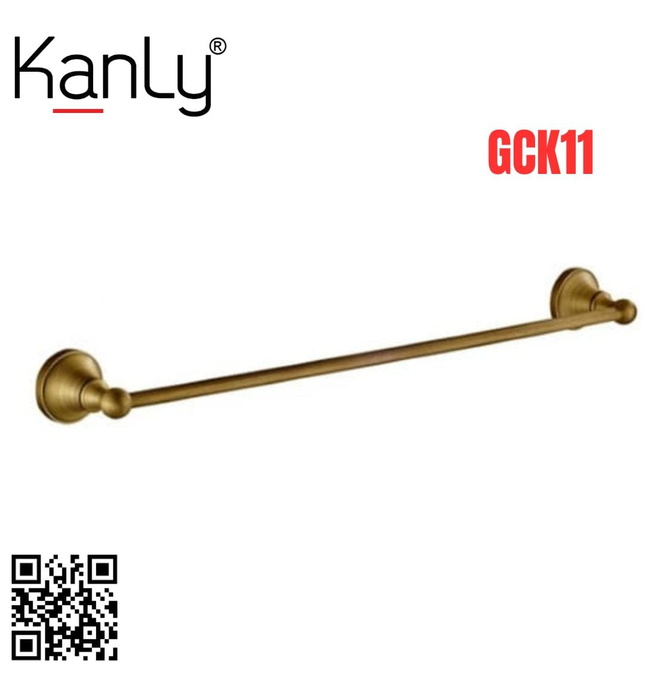 Thanh vắt khăn bằng đồng kiểu cổ Kanly GCK11