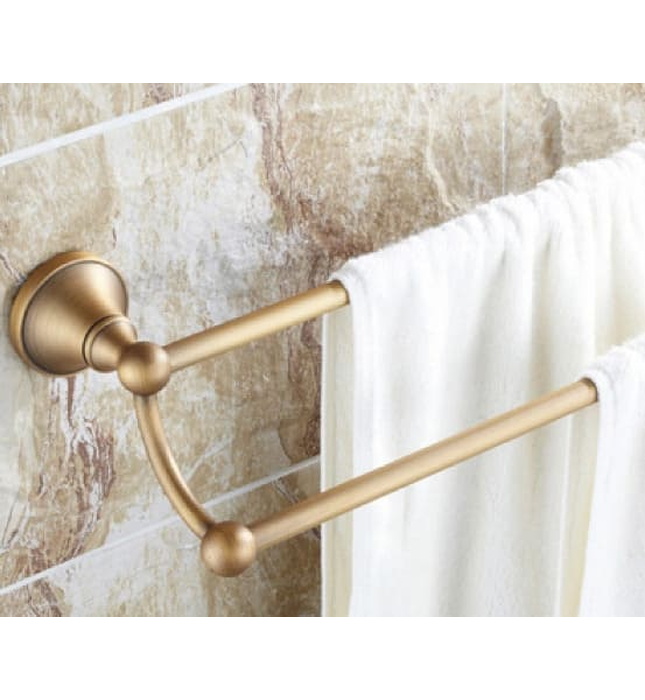 Thanh vắt khăn đôi bằng đồng kiểu cổ Kanly GCK12 