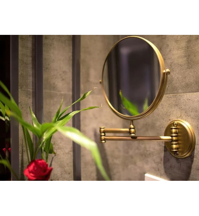 Gương gắn tường khung bằng đồng Kanly GCK18