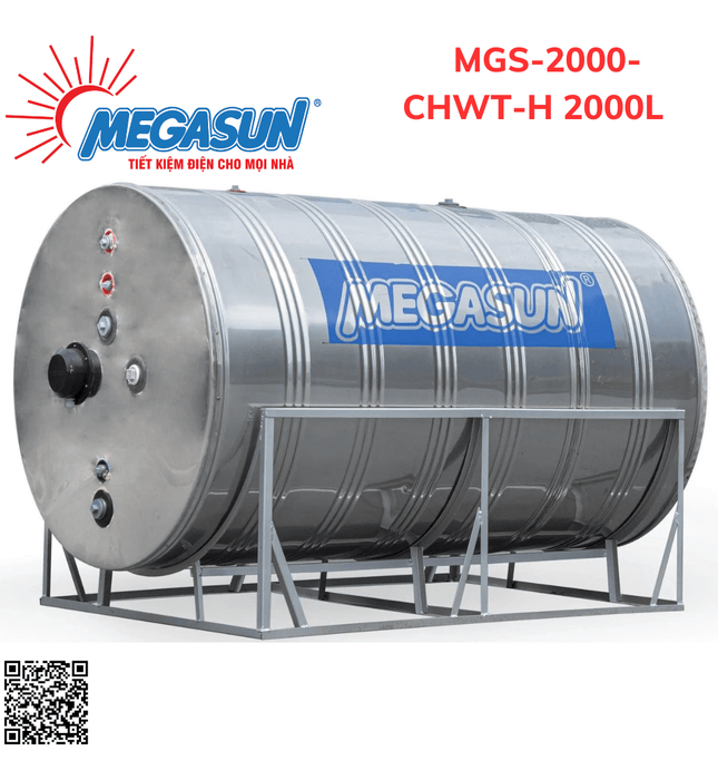 Bồn Bảo Ôn Nằm Megasun MGS-2000-CHWT-H 2000L  