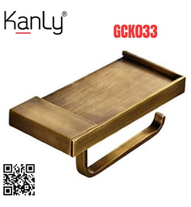 Móc giấy vệ sinh bằng đồng Kanly GCK033 