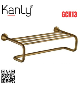 Thanh vắt khăn đôi bằng đồng kiểu cổ Kanly GCK13 