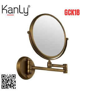 Gương gắn tường khung bằng đồng Kanly GCK18