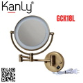 Gương gắn tường có đèn led khung bằng đồng Kanly GCK18L 