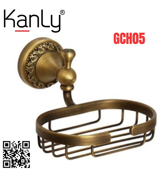 Giá đựng xà phòng bằng đồng Kanly GCH05 