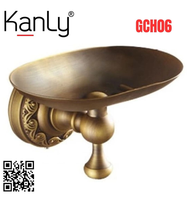 Giá đựng xà phòng bằng đồng Kanly GCH06 