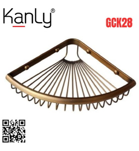 Kệ góc để đồ bằng đồng Kanly GCK28 