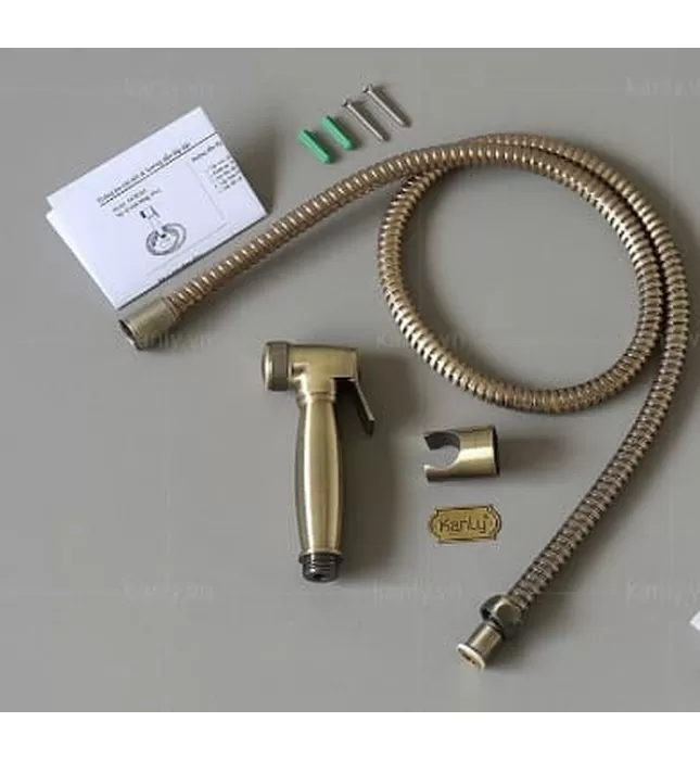 Vòi xịt Toilet bằng đồng cổ điển Kanly GCK22A