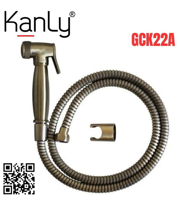 Vòi xịt Toilet bằng đồng cổ điển Kanly GCK22A 